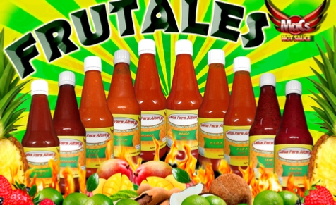 Botellas salsa para alitas sabores de frutas